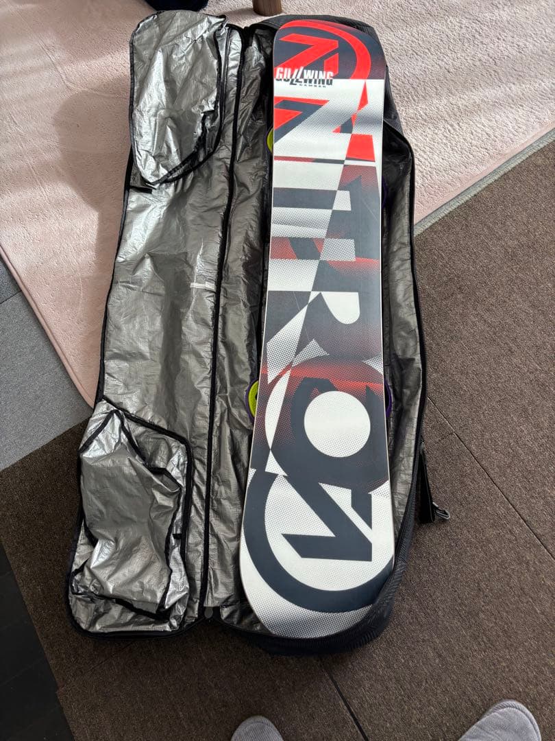 NITRO SUBZEROスノーボード.FLUX RK30ビンディング カバー付