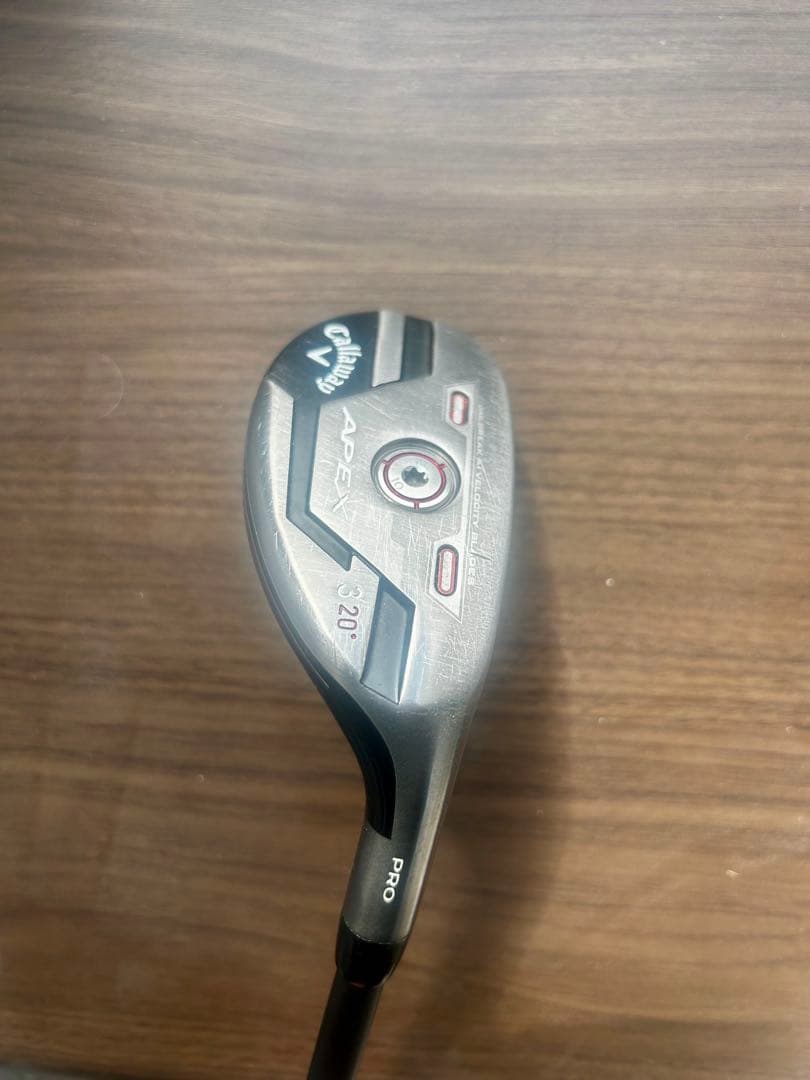 ［中古］キャロウェイ APEX PRO UT3番ゴースト　純正カスタム