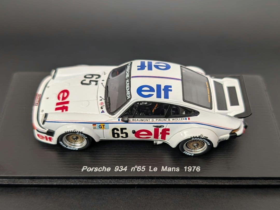 スパーク 1/43 ポルシェ 934 #65 1976年 ル・マン24時間耐久