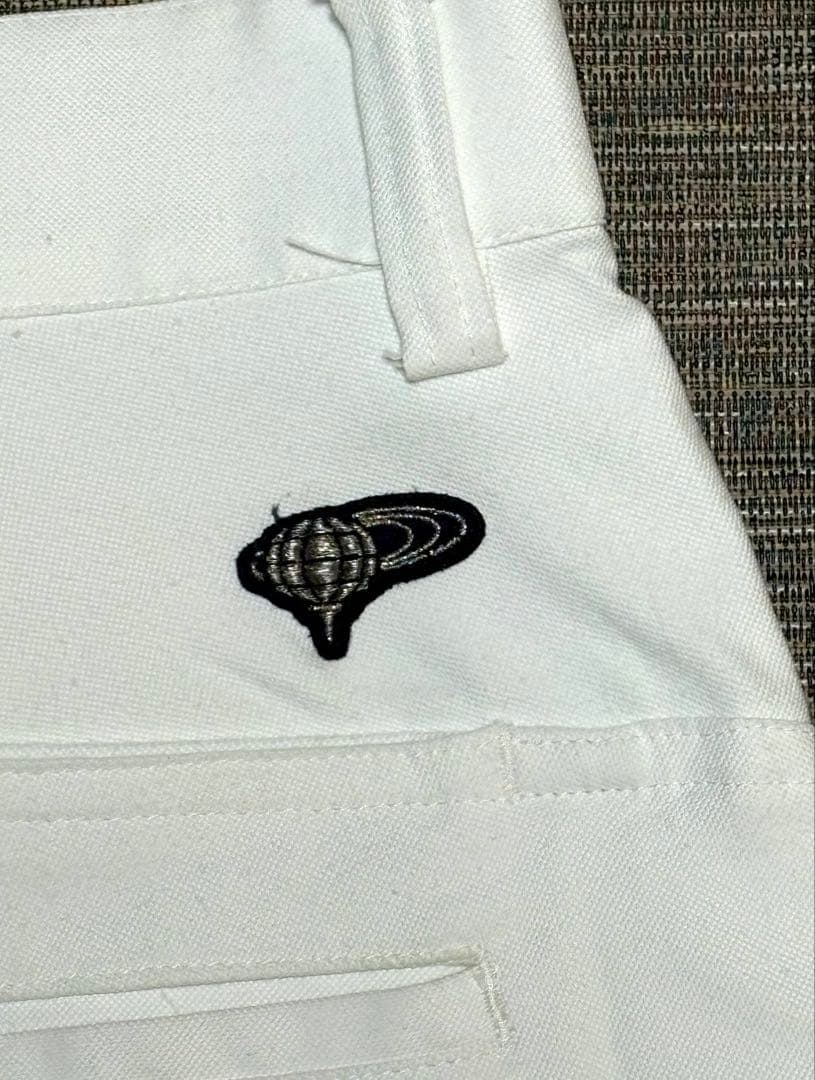 【美品】　BEAMS GOLF ビームスゴルフ ホワイト ゴルフパンツ