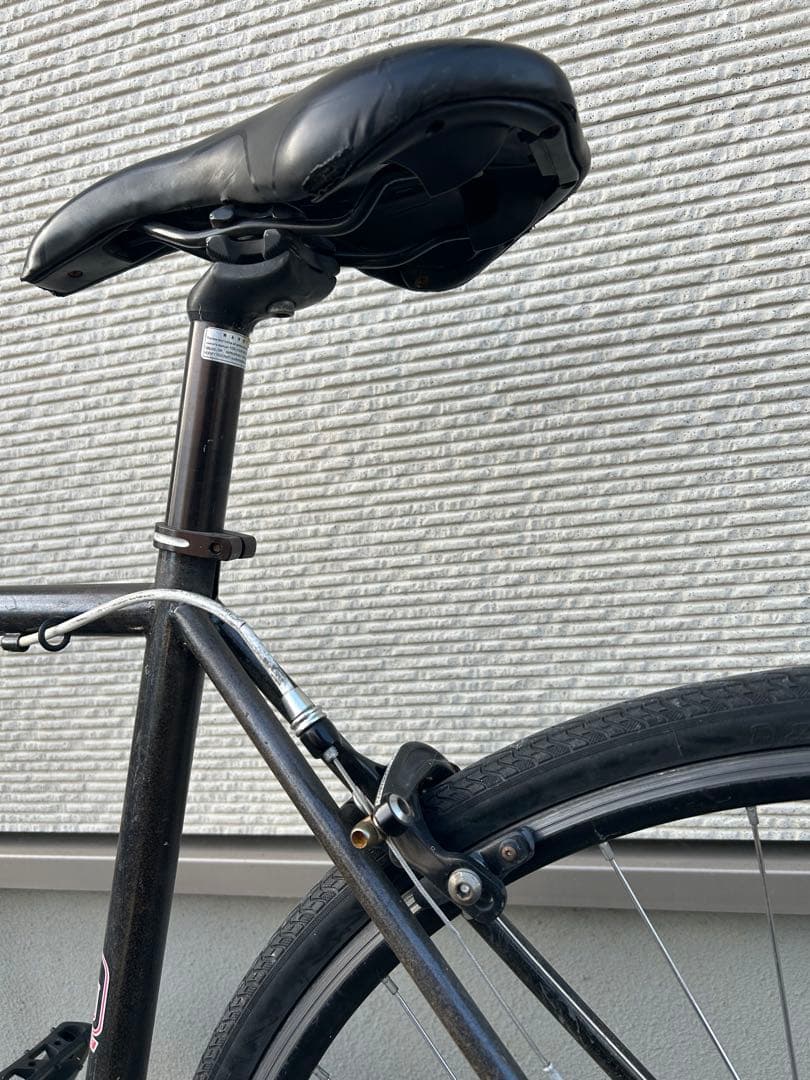シングルスピードgan well 黒ピストバイク 自転車