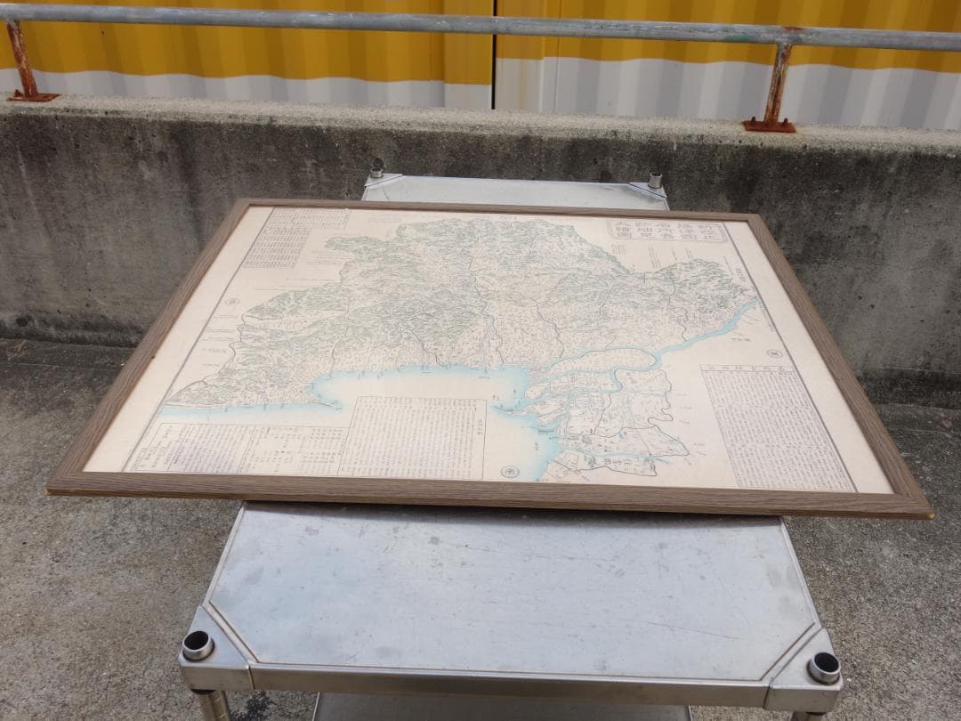 M▽新改正摂津国名所旧跡細見大絵図 江戸時代 古地図 (39960)