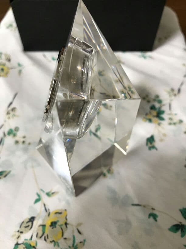 インテリア時計 GLASS WORKS NARUMI Desk Clock