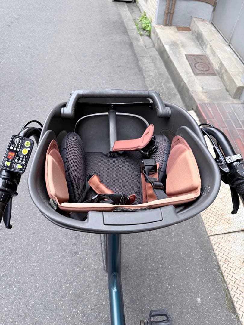 電動アシスト自転車 チャイルドシート付き ダークブルー