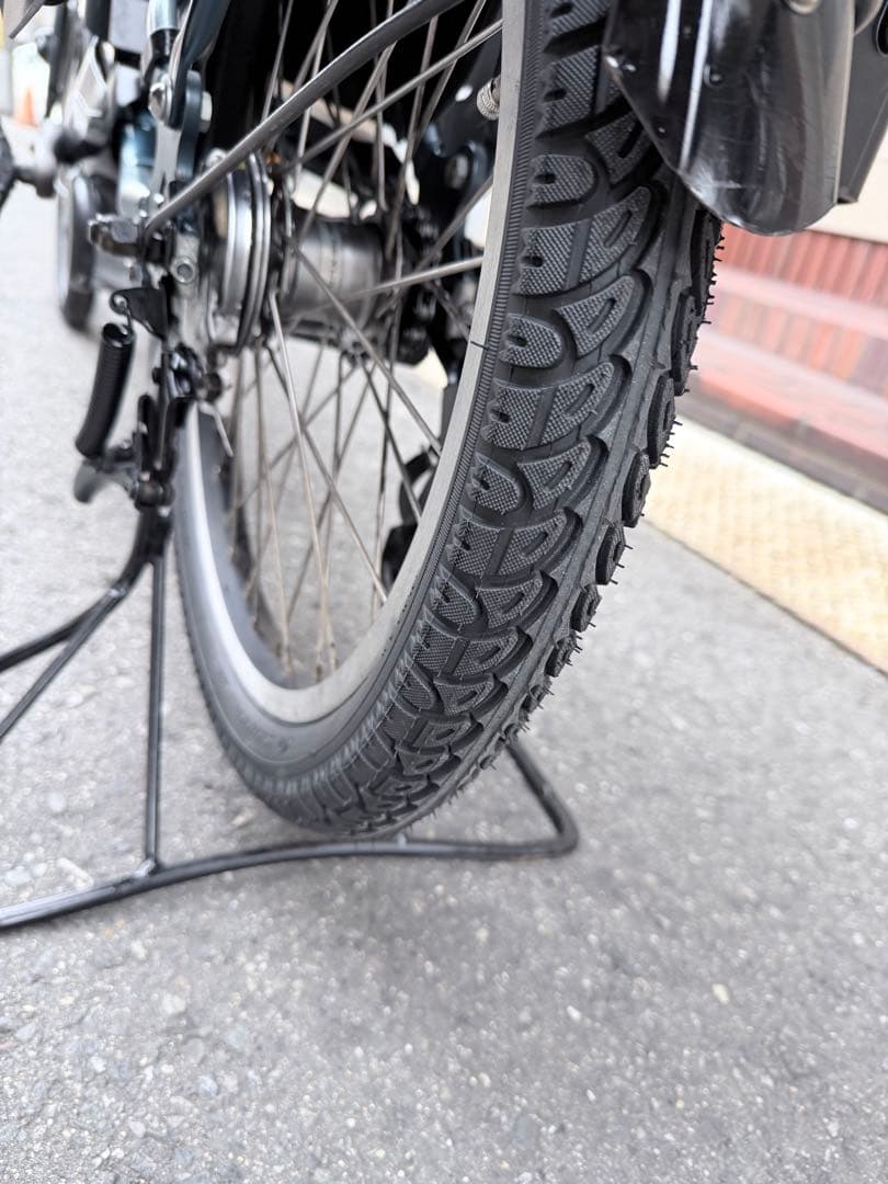 電動アシスト自転車 チャイルドシート付き ダークブルー