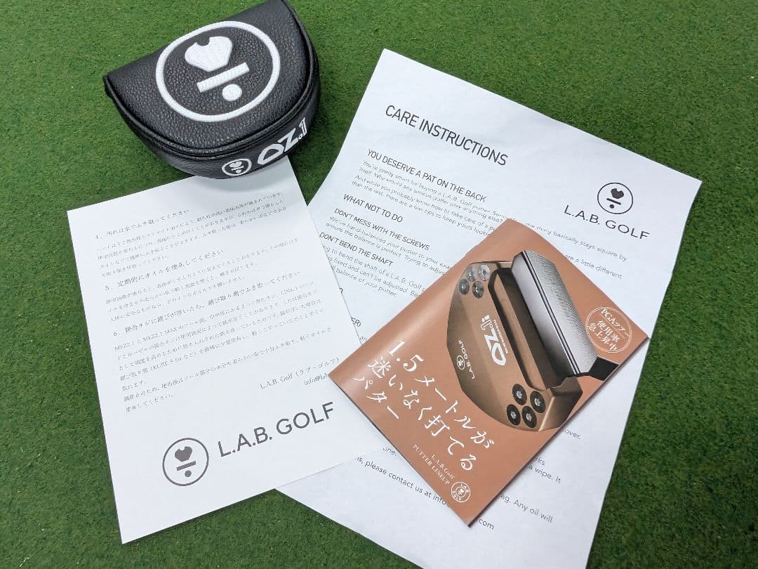 L.A.B.GOLF ラブゴルフOZ.1パター 34 インサート無　日本正規品