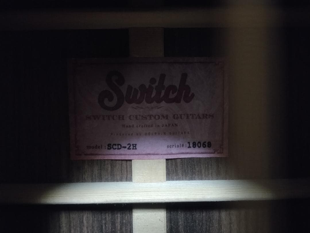Switch Custom Guitars　SCD-2H　極美品