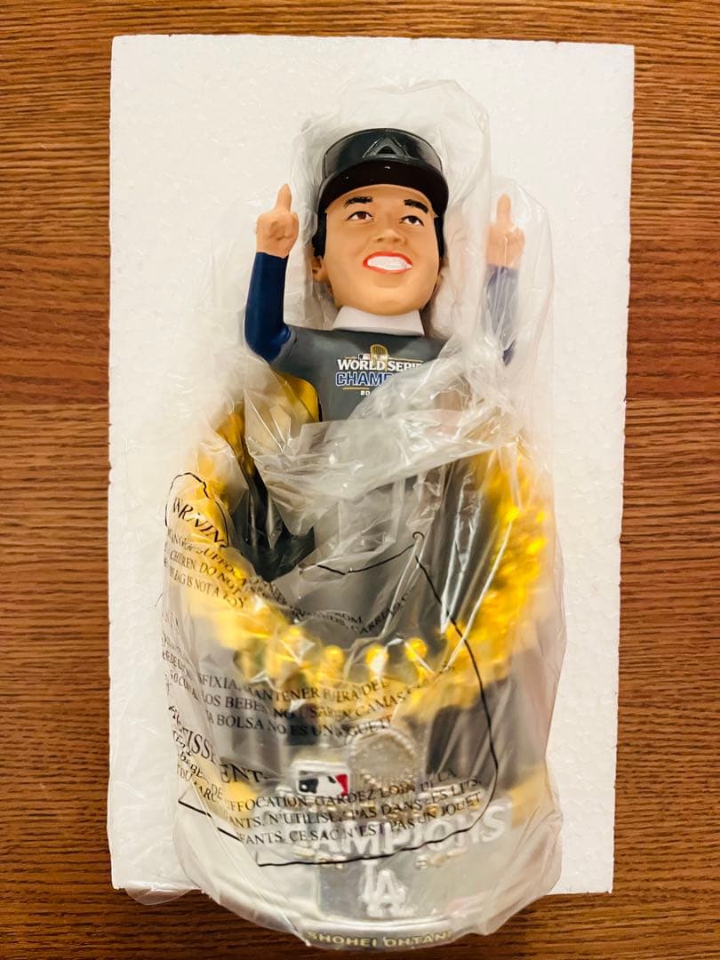 【正規品】大谷翔平 WS2024Champプレーヤーイントロフィーボブルヘッド③