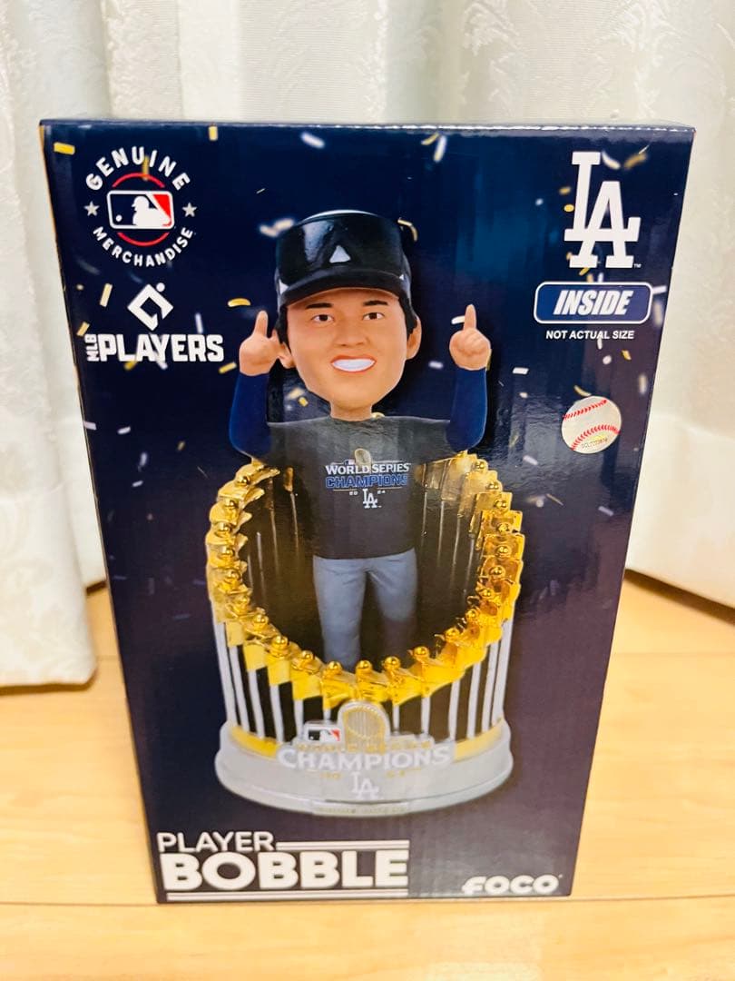 【正規品】大谷翔平 WS2024Champプレーヤーイントロフィーボブルヘッド③