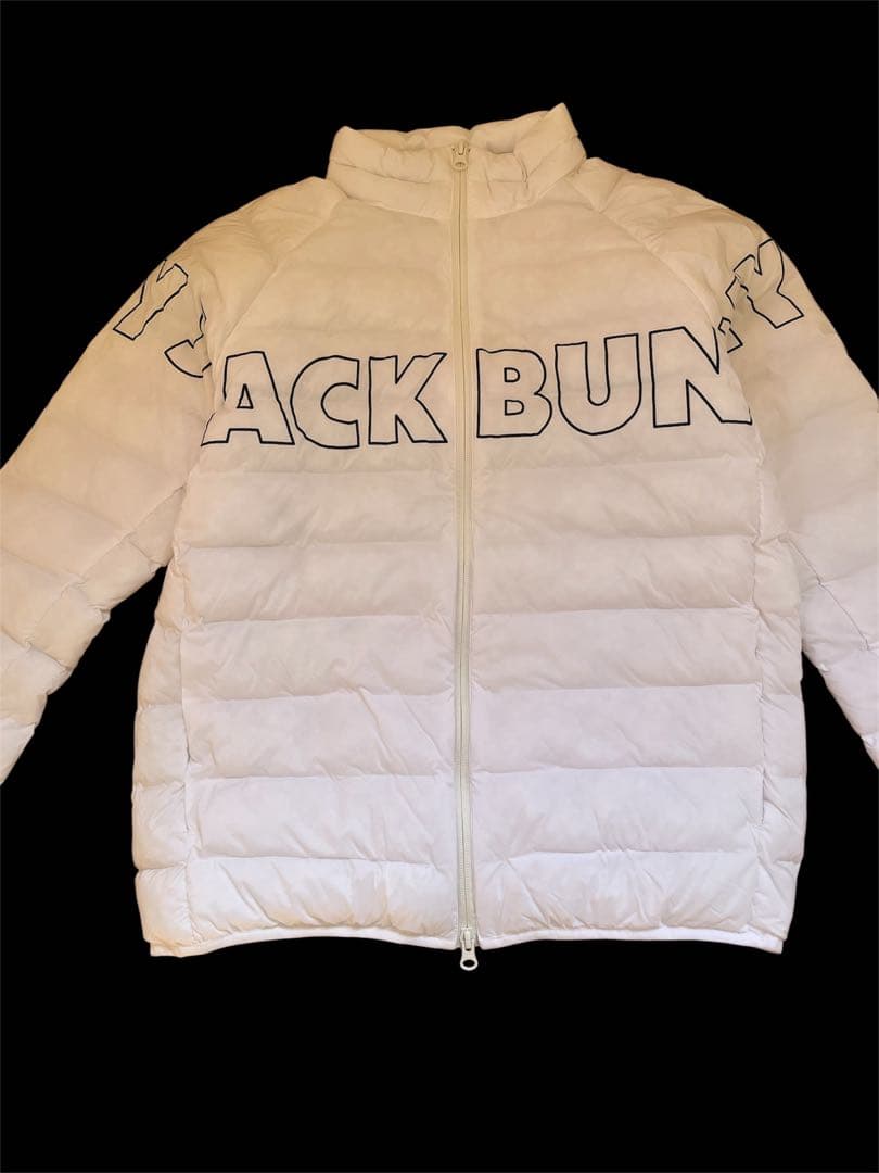 JACK BUNNY！！ ロゴ中綿ジャケット 白 サイズ4、M、極美品 正規品！