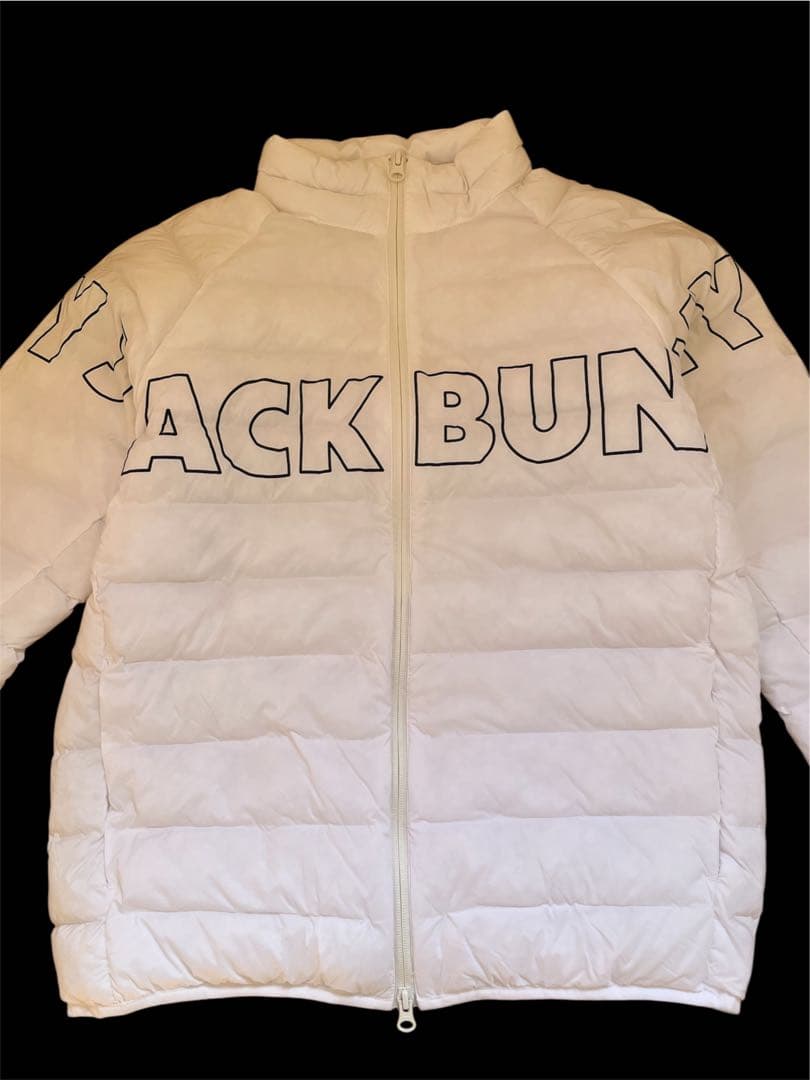JACK BUNNY！！ ロゴ中綿ジャケット 白 サイズ4、M、極美品 正規品！