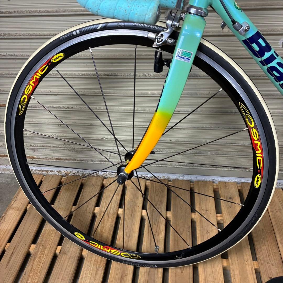 【送料込】Bianchi Mega Pro XL ロードバイク　希少　レア