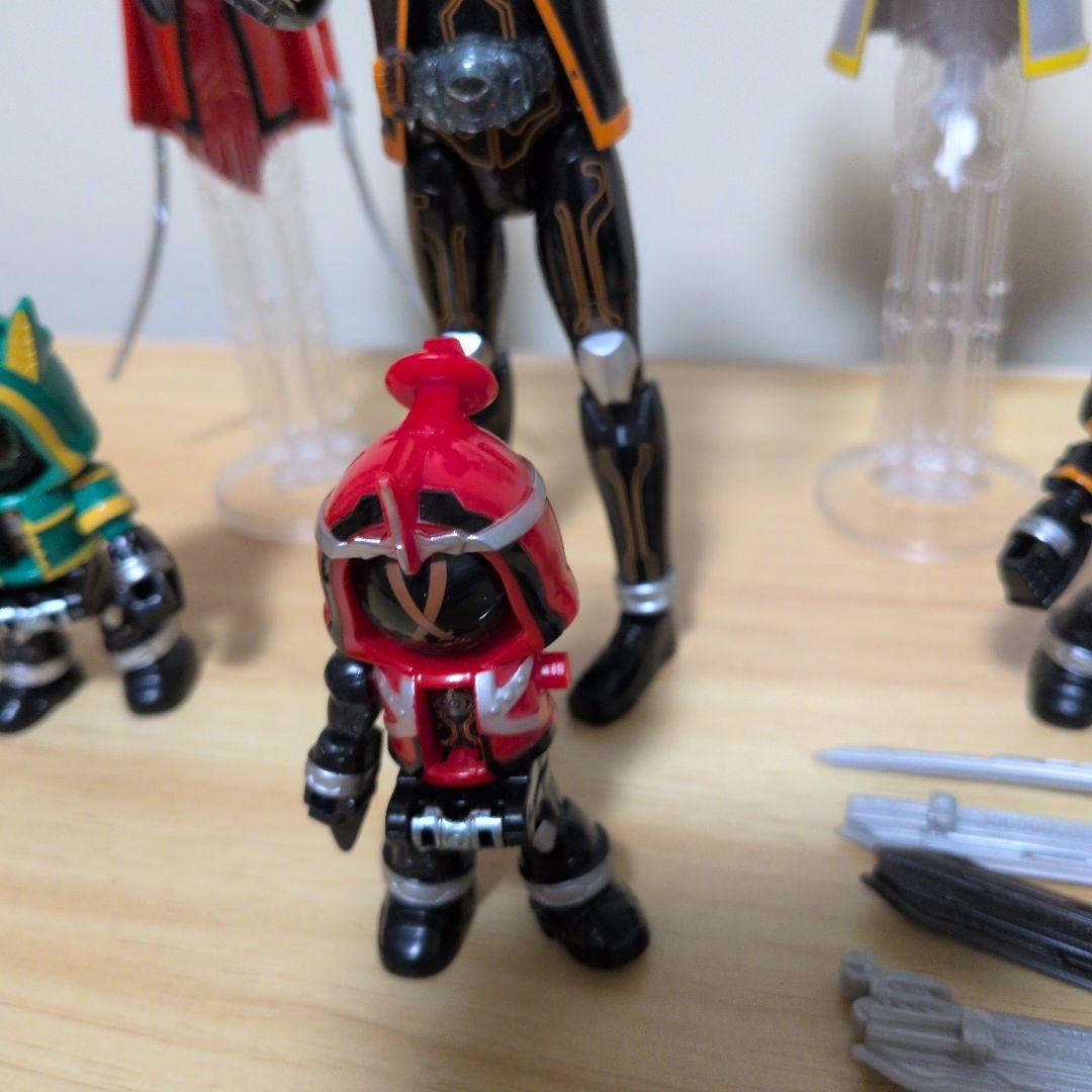 仮面ライダー フィギュア 6体セット 武器付き