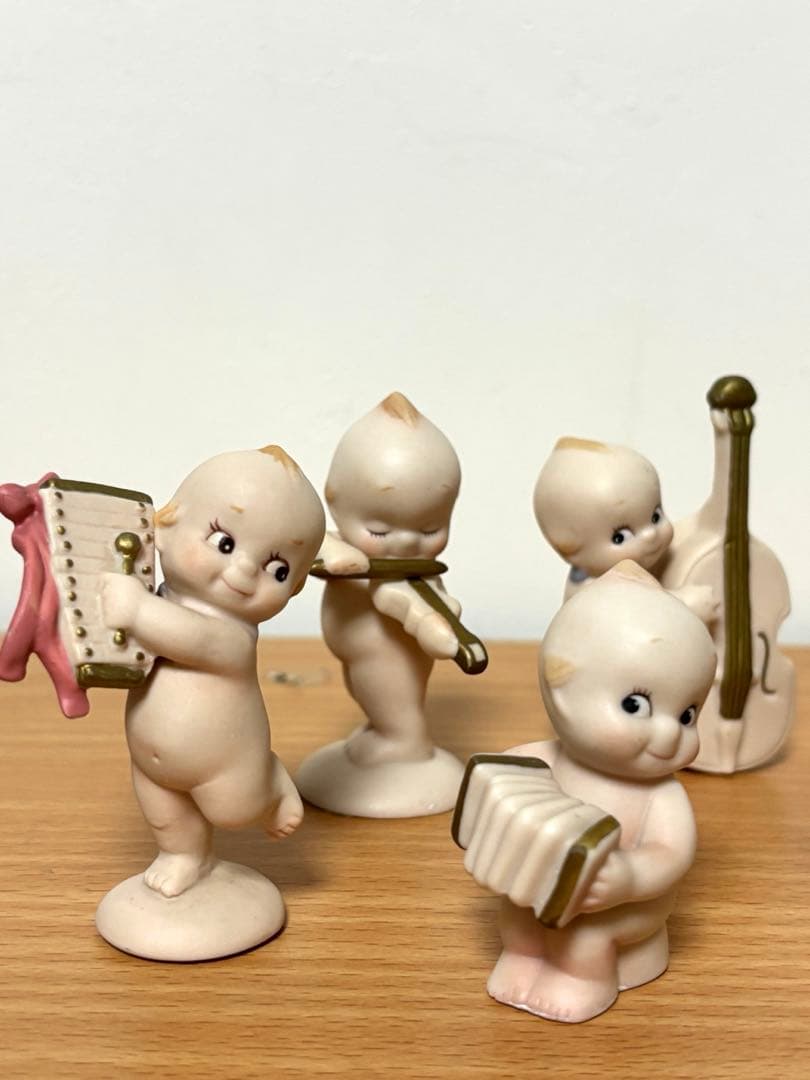 加藤工芸　キューピー 音楽隊　置物 陶器12体セット　オーケストラ