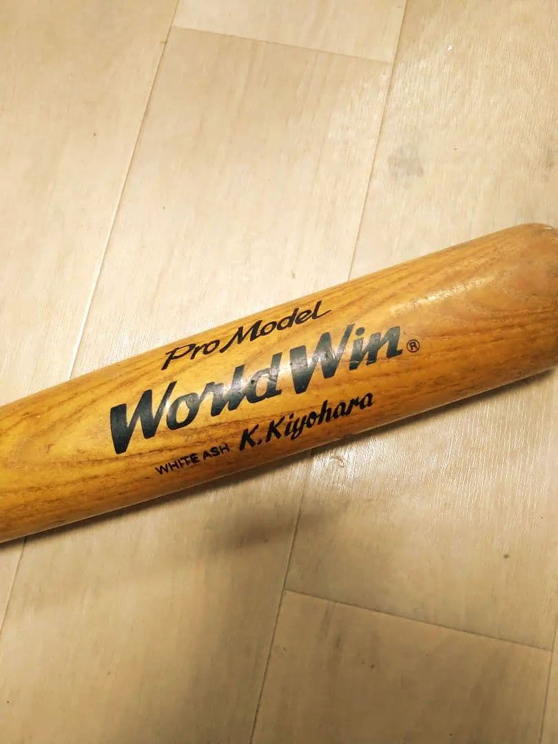 ミズノ World Win 清原モデル 木製バット ホワイトアッシュ KK刻印