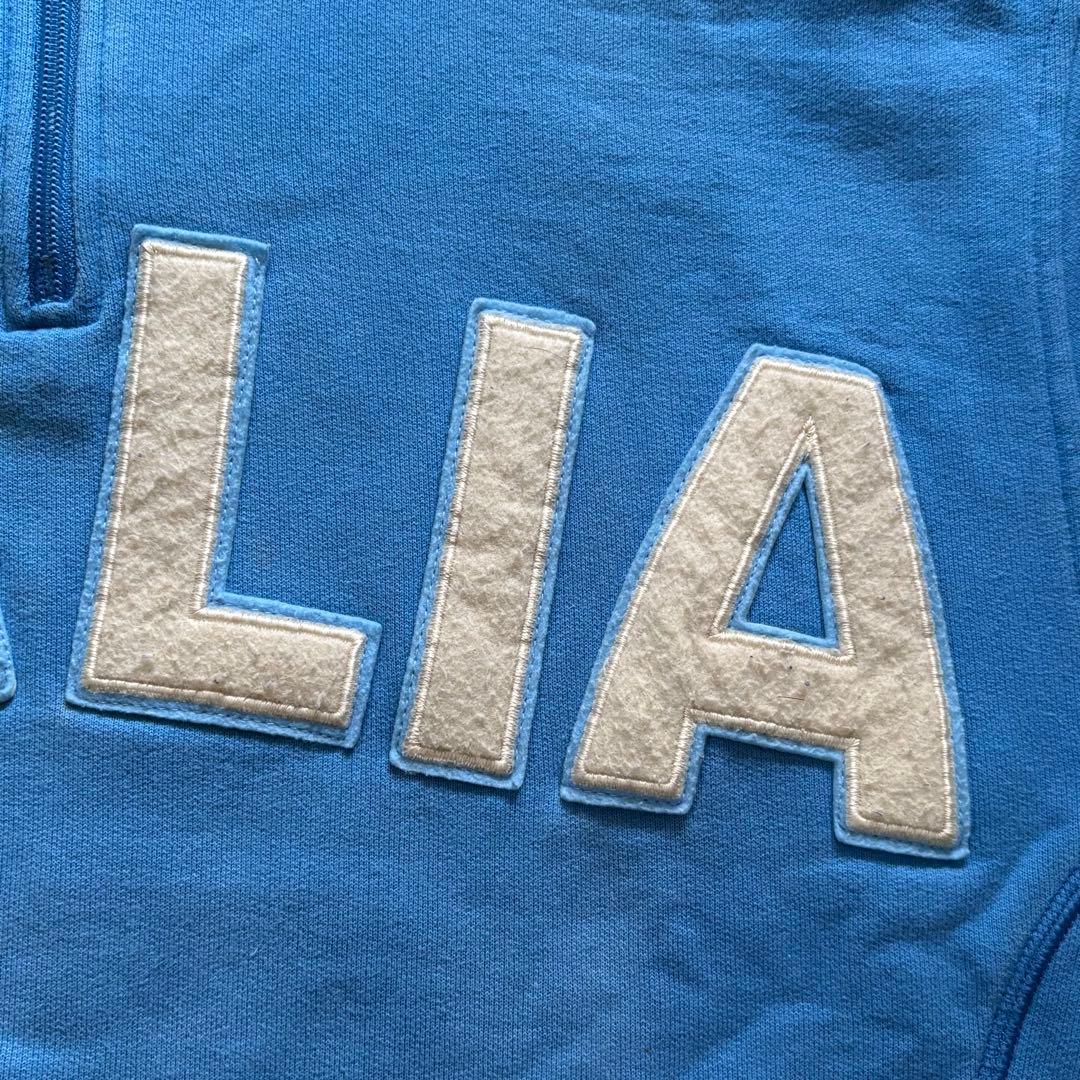 kappa イタリア代表 ハーフジップ スウェット M