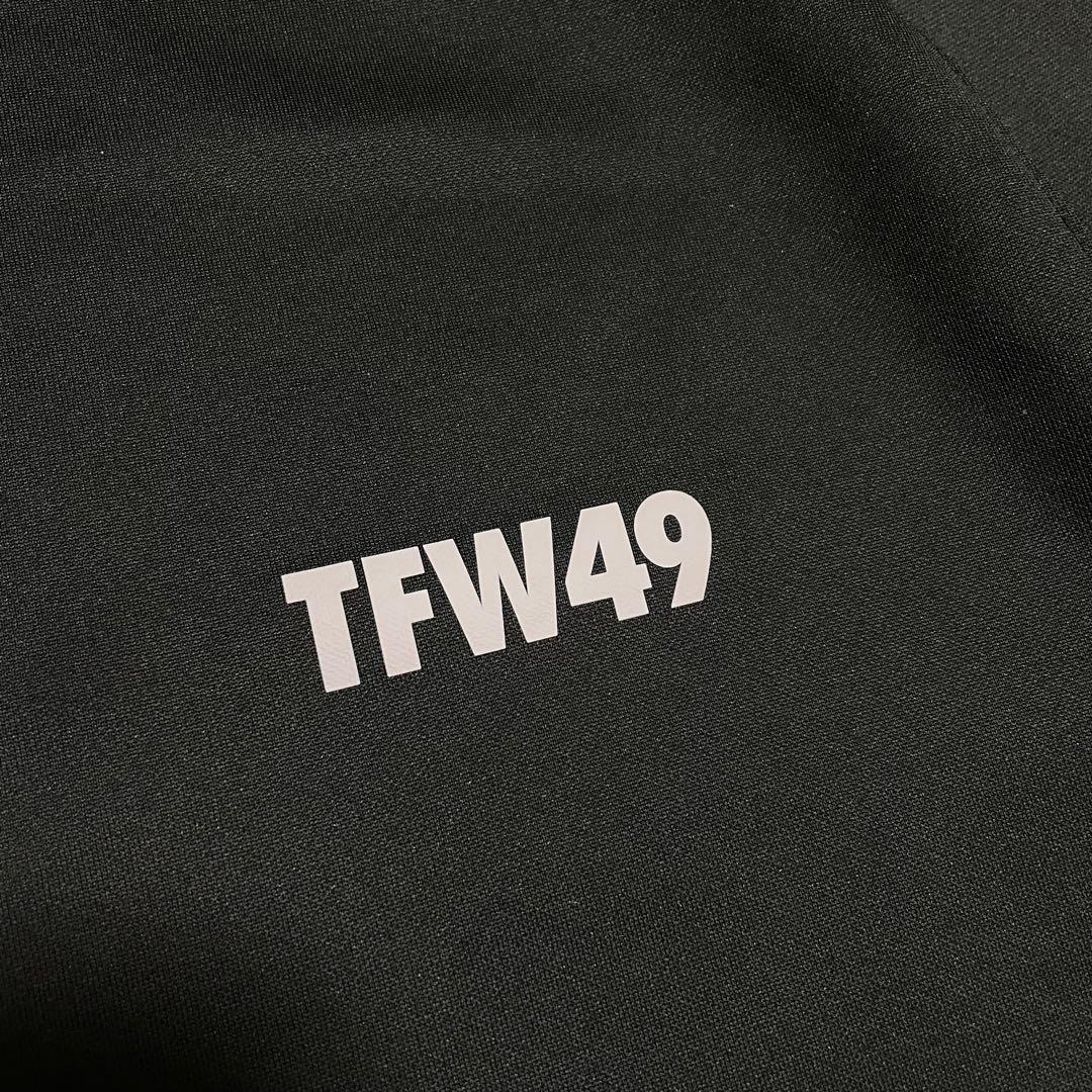 TFW49 モックネック　Tシャツ　L チャコール　ゴルフ