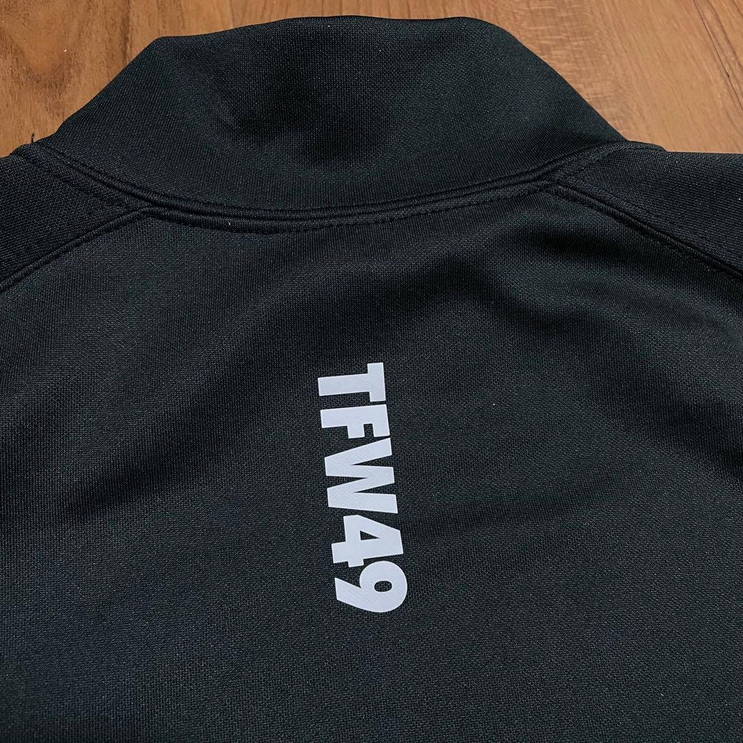 TFW49 モックネック　Tシャツ　L チャコール　ゴルフ