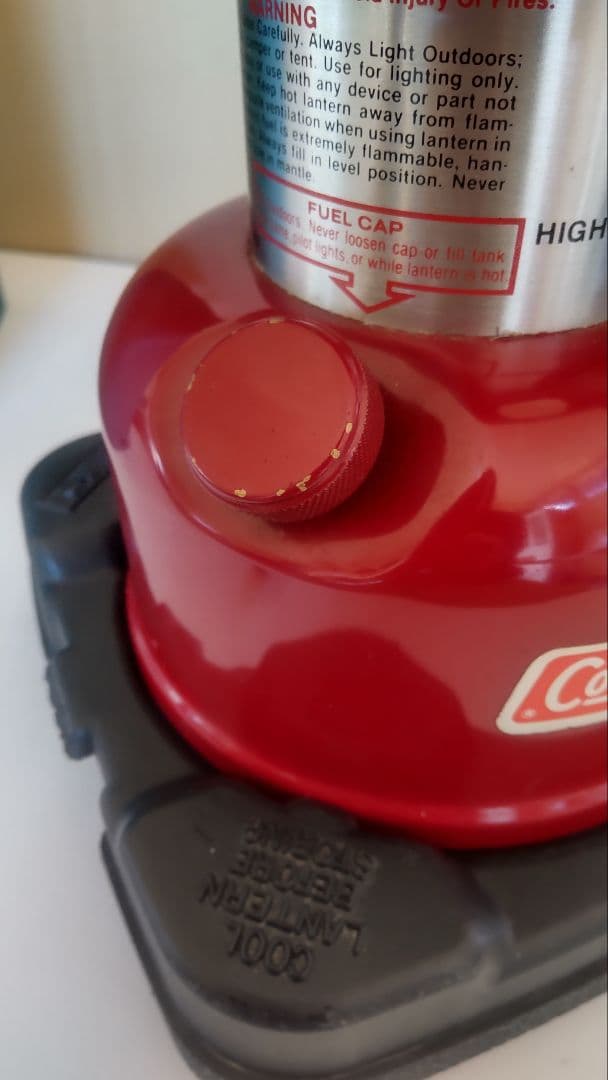 Colman Lantern クラシックオイルランタン 赤 286A703