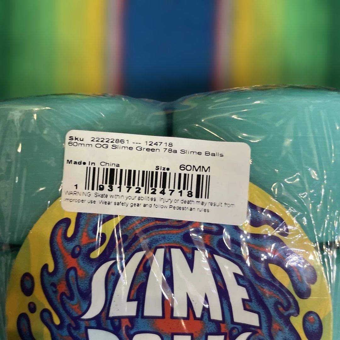 SLIME BALLS スケートボードホイール 60MM