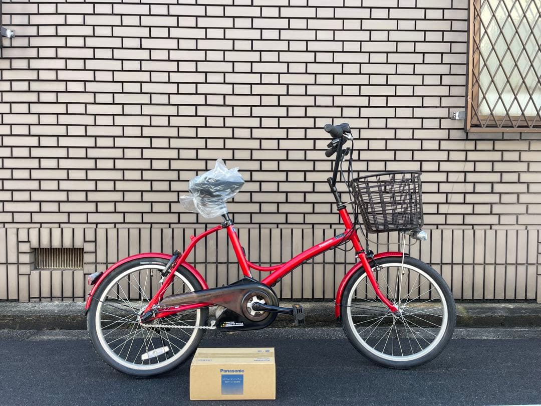 新品バッテリー8.9ahミニパナソニック電動アシスト自転車20インチ