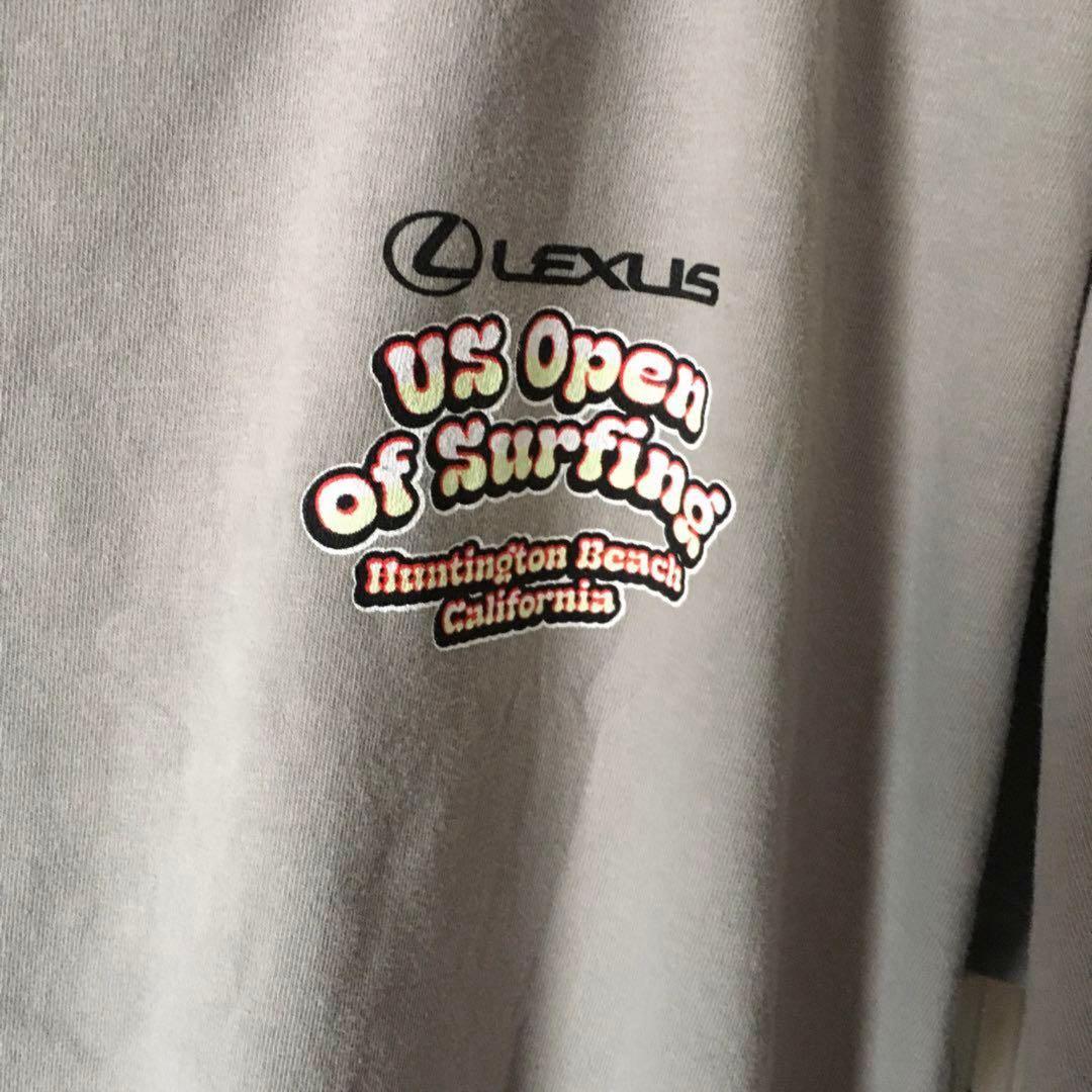 LEXUSレクサスUSOPENsurfハンティントンビーチ限定記念ピアTシャツL