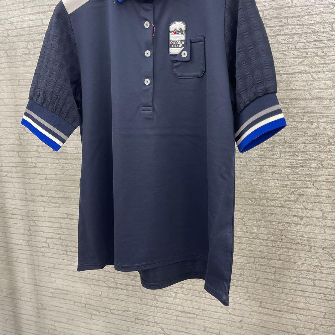 PICONE ネイビー ポロシャツ
