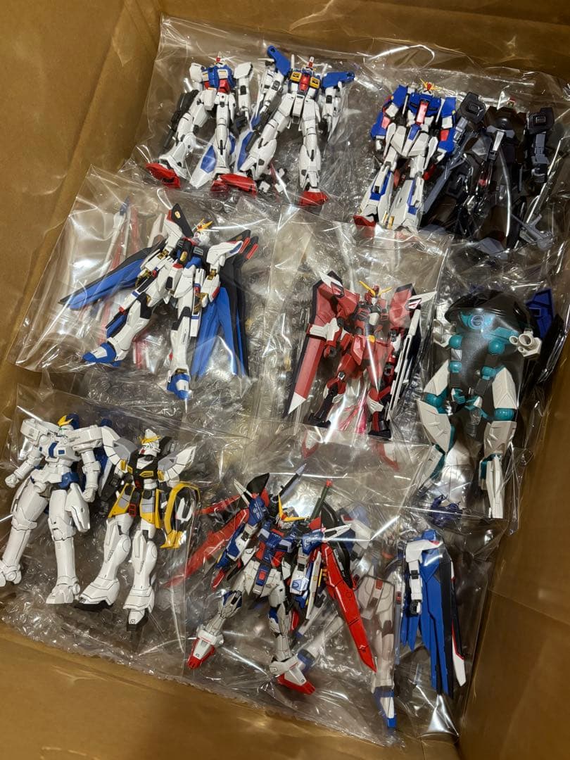 【140サイズ】組立済み ガンプラ ジャンクプラモデルまとめ・バンダイMG HG