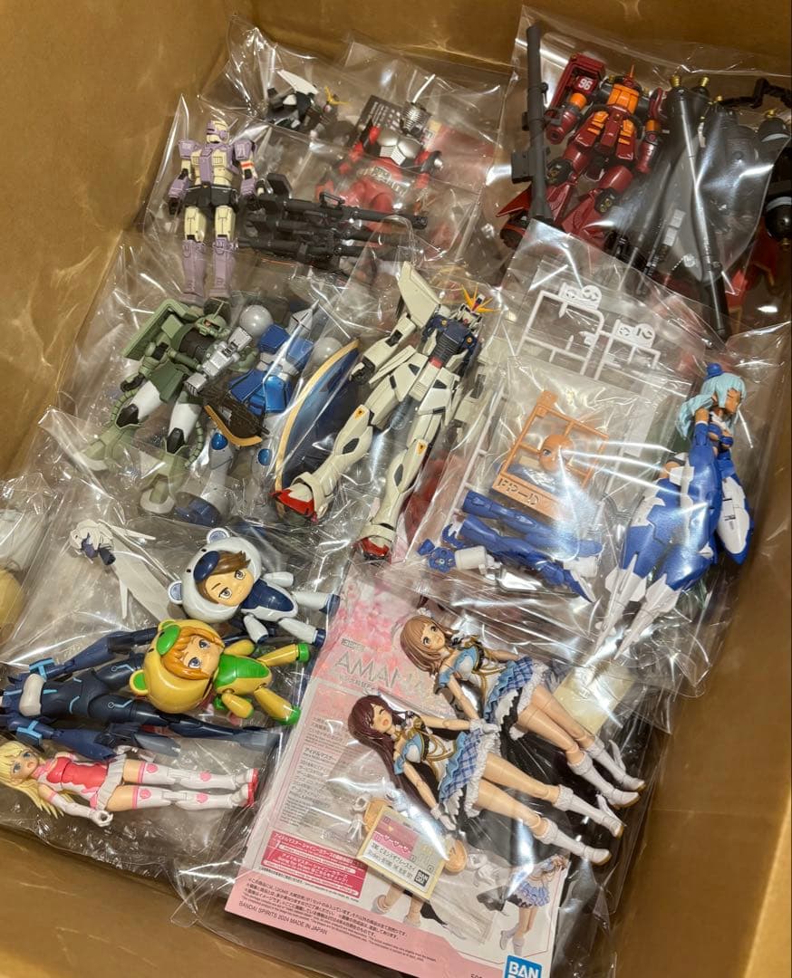 【140サイズ】組立済み ガンプラ ジャンクプラモデルまとめ・バンダイMG HG