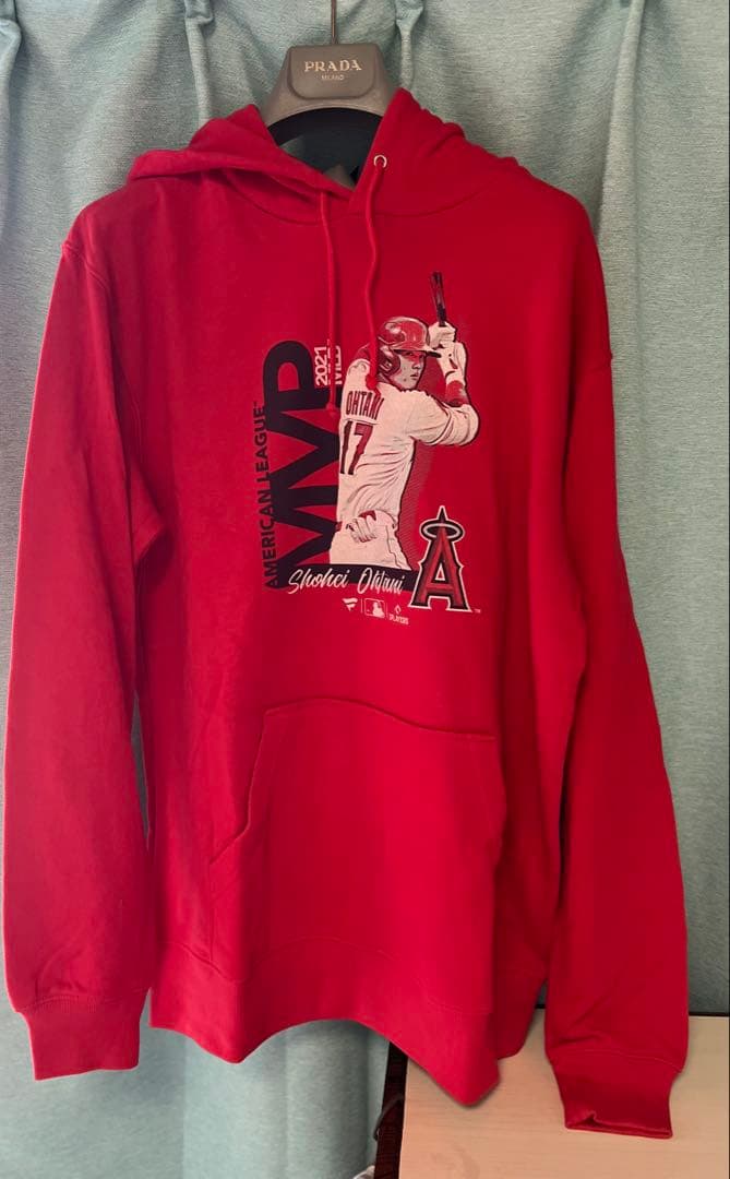【タグ付き新品】大谷翔平 MVPデザイン フーディ Lサイズ