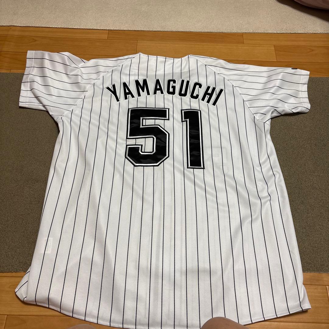 千葉ロッテマリーンズ ユニフォーム L 山口 51