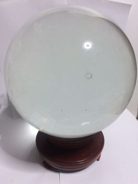 水晶玉 特大 約20cm 透明 クリスタル インテリア