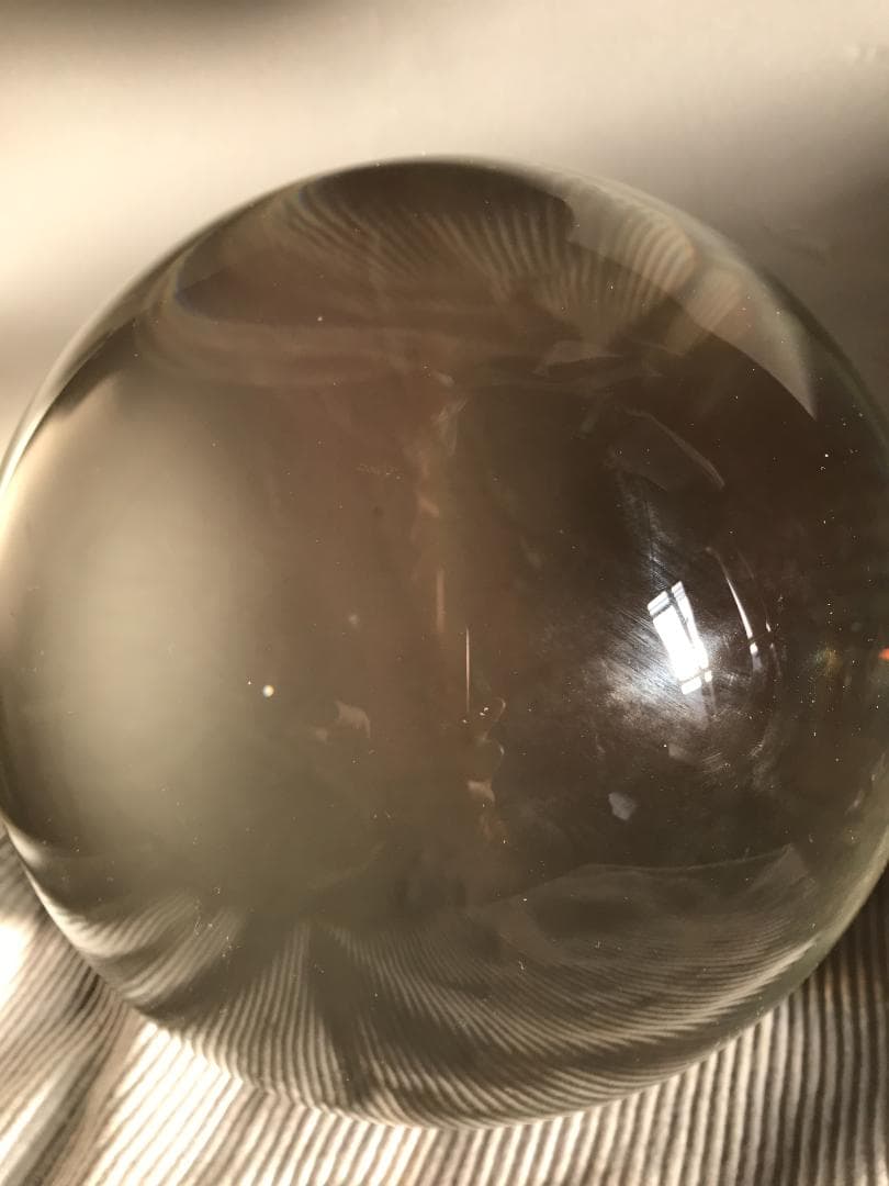 水晶玉 特大 約20cm 透明 クリスタル インテリア