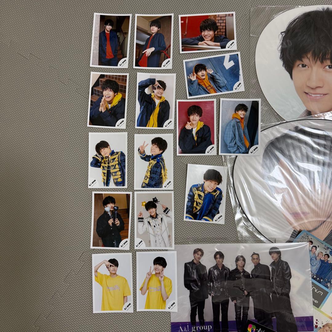 佐野晶哉　うちわ　写真　ぬい　ステッカー　Aぇ! group