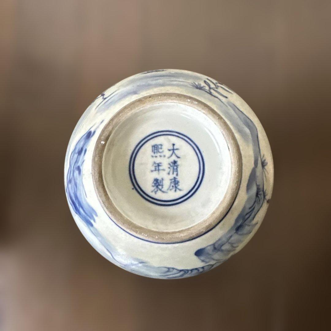 青白磁　中国骨董　壺　中国古美術　清時代