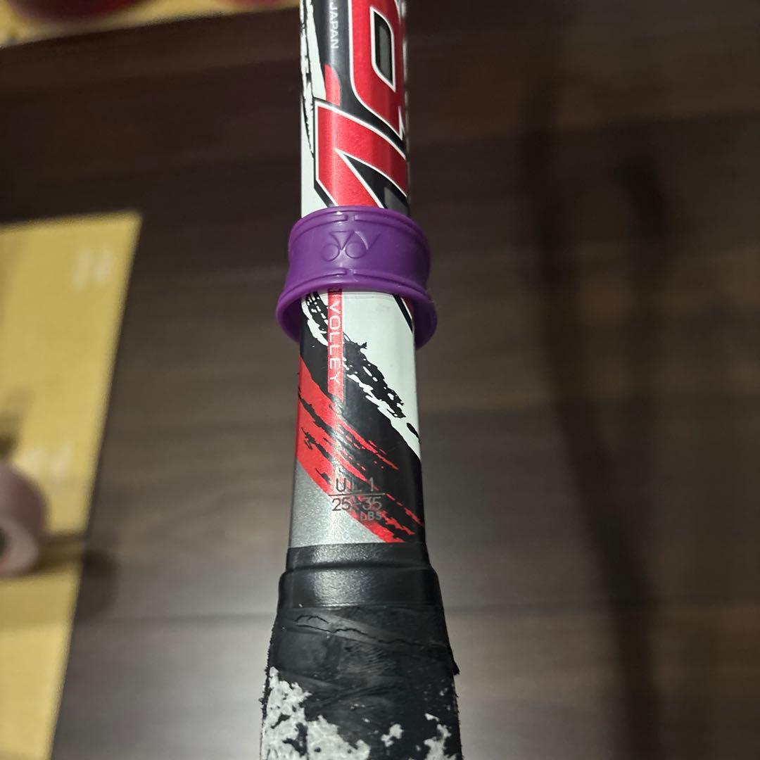 ヨネックス　ナノフォース8v テニスラケット 2本セット 赤黒