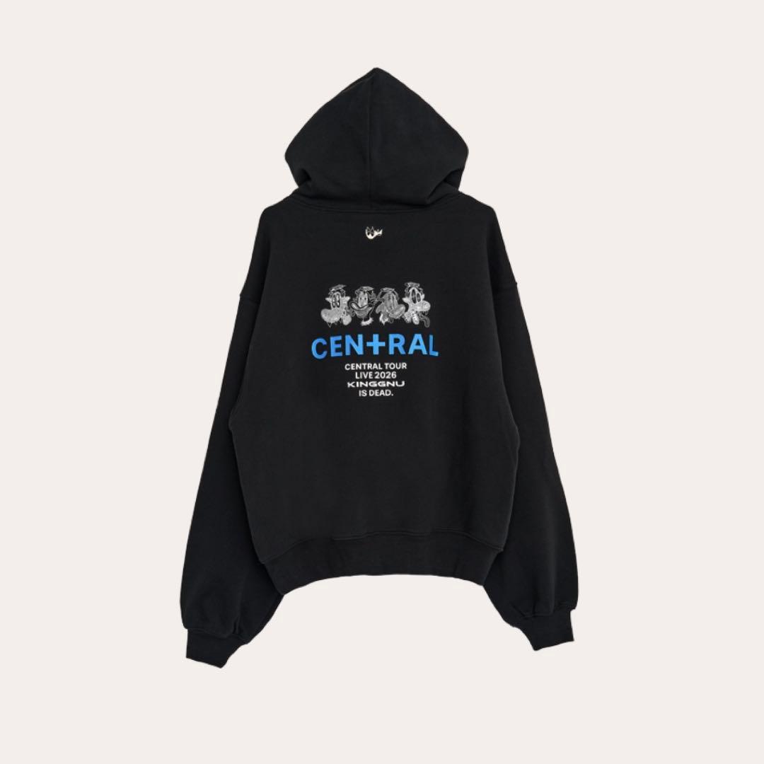 HOODIE kinggnu セントラル フーディー black L