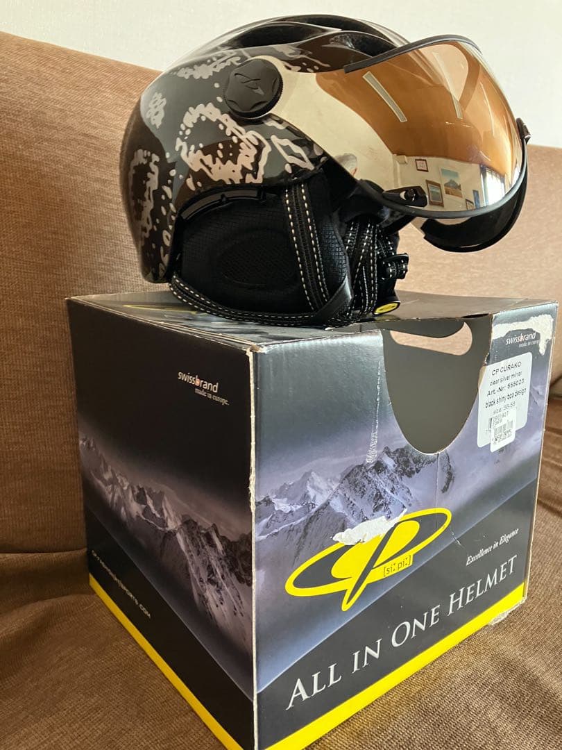 美品　CP ALL IN ONE HELMET ブラック　CURAKO スイス製