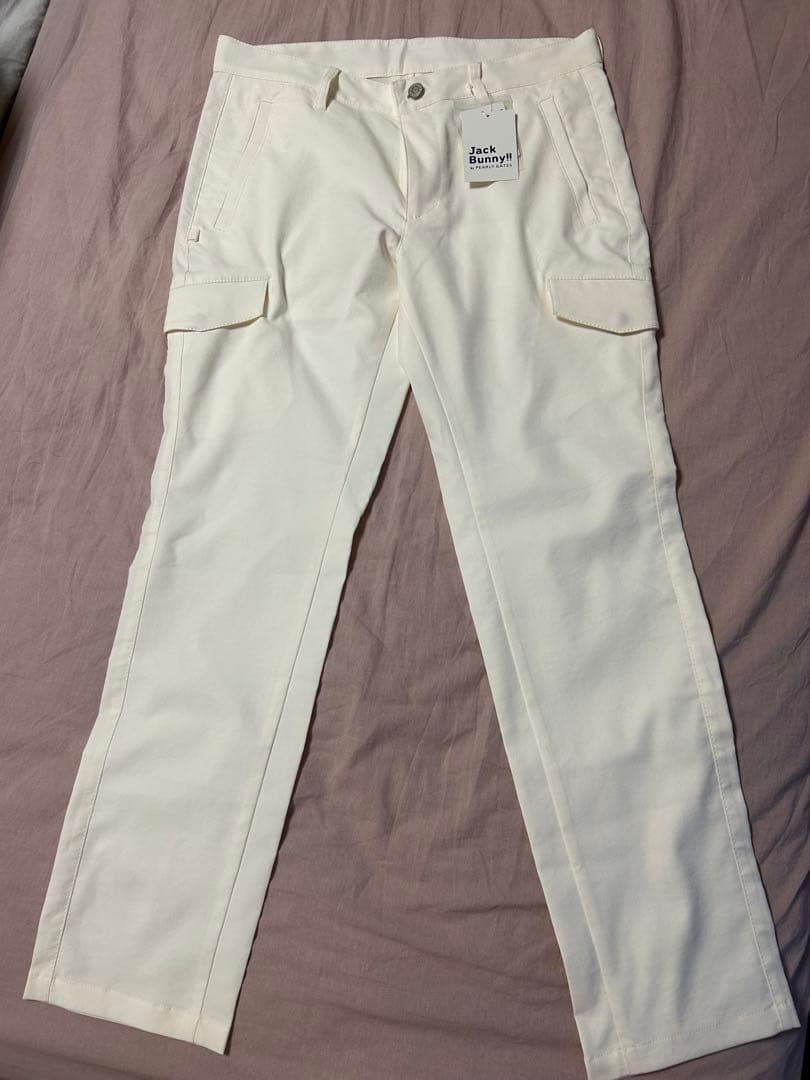 新品　Jack Bany by パーリーゲイツ　サイズ5 （L）白パンツ