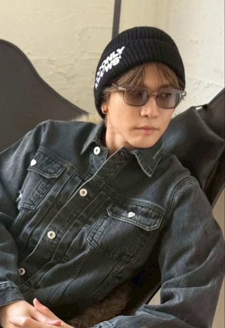 GOD ONLY KNOWS岩田剛典　GAN ニット帽　黒