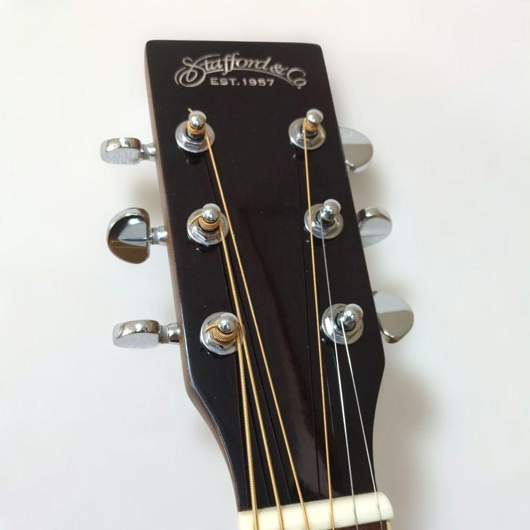 【美品】Stafford SF-400D-BS エレアコ トップ単板