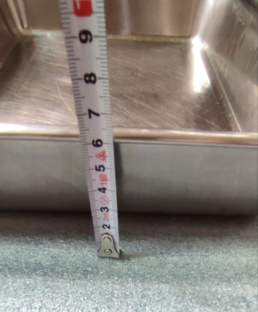 業務用　蓋付きステンレスバット8枚取 3個セット　縦　約41cm　横　約29cm