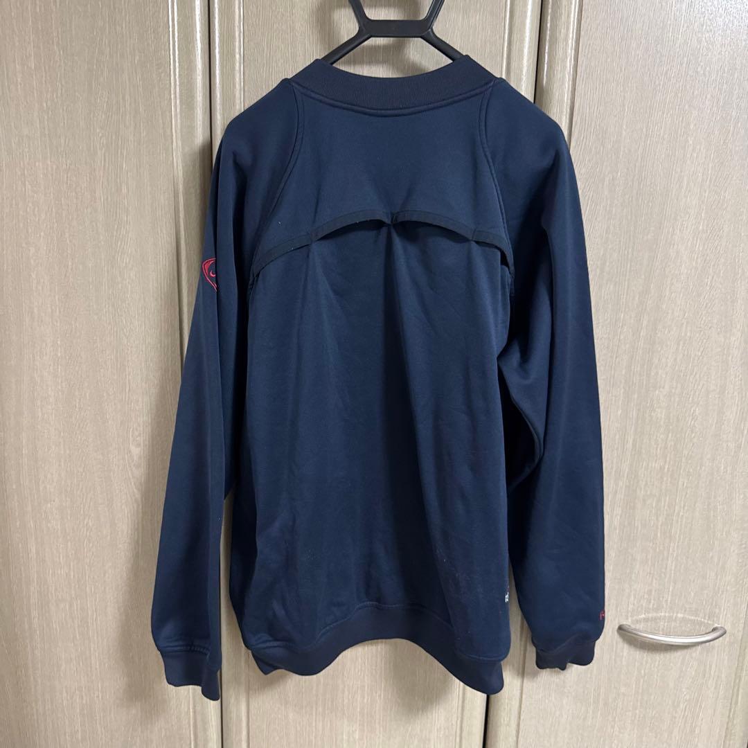 NIKE製 バルセロナ クルーネックトップス Lサイズ/トータル90/ネイビー