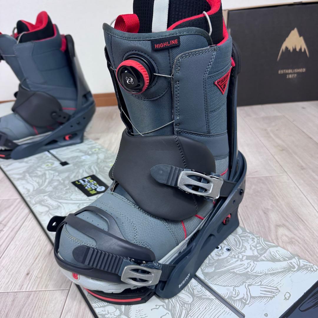 BURTON DESCENDANT 152cm スノーボード 4点セット