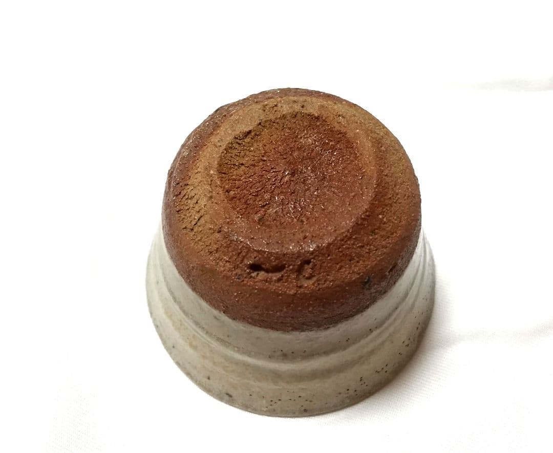 西岡小十 斑唐津 ぐい呑 共箱