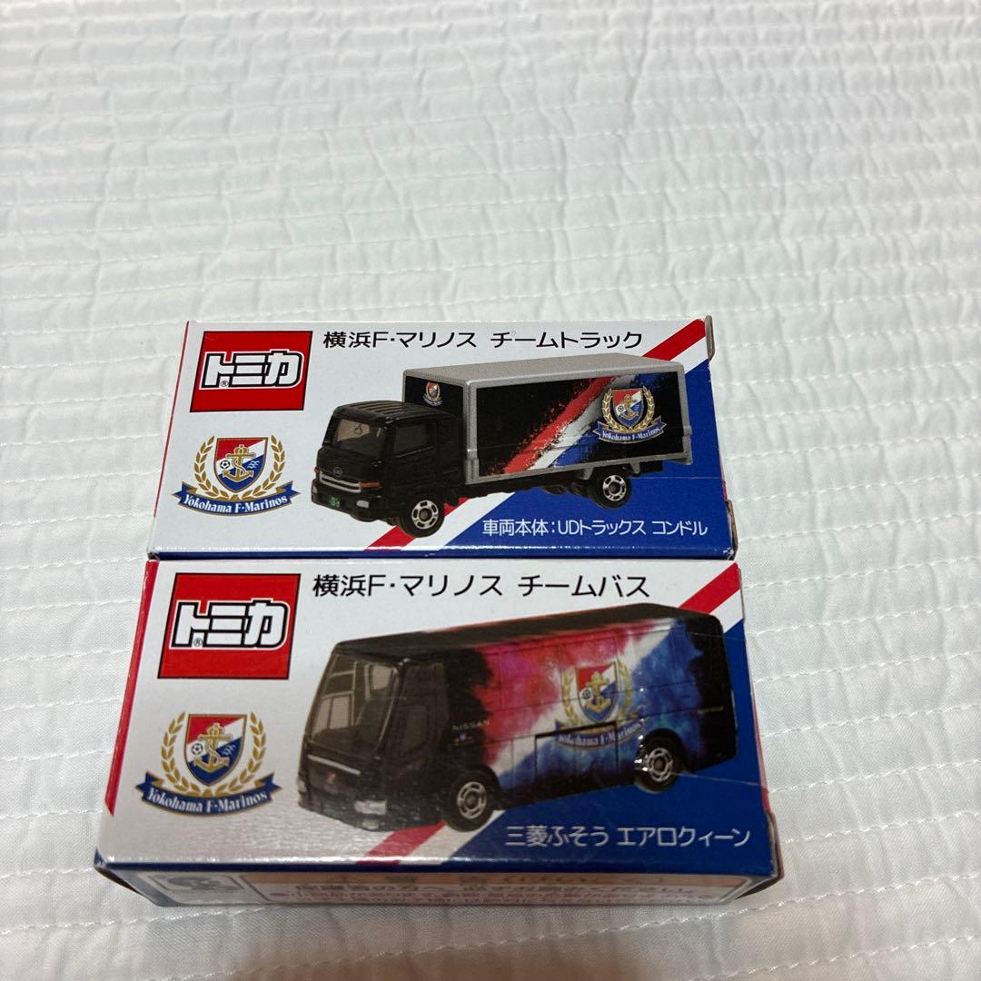 トミカ 横浜F・マリノス チームトラック & バス セット