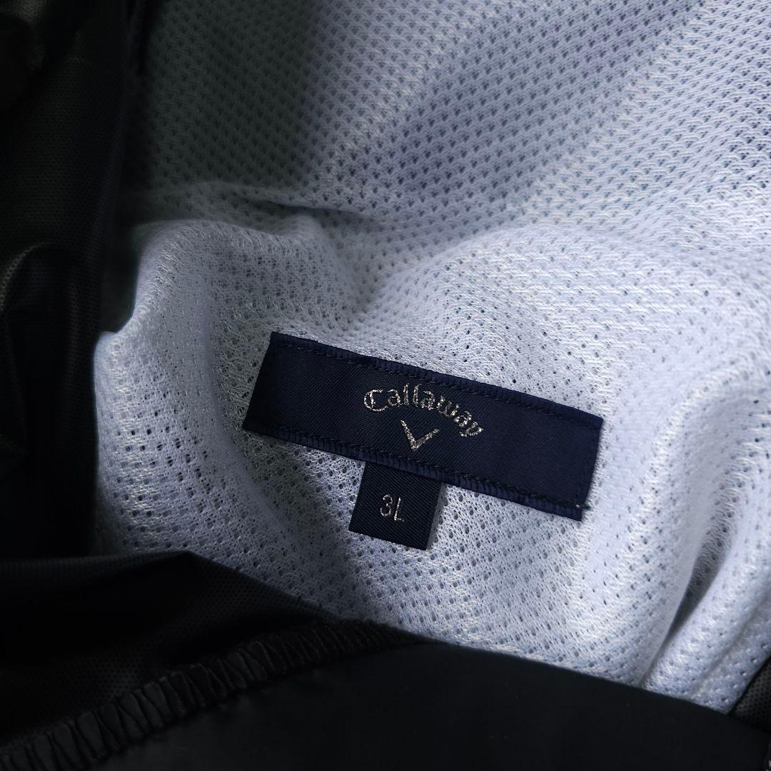 極美品 3L Callaway Golf レインウェア上下セット 白黒 メンズ