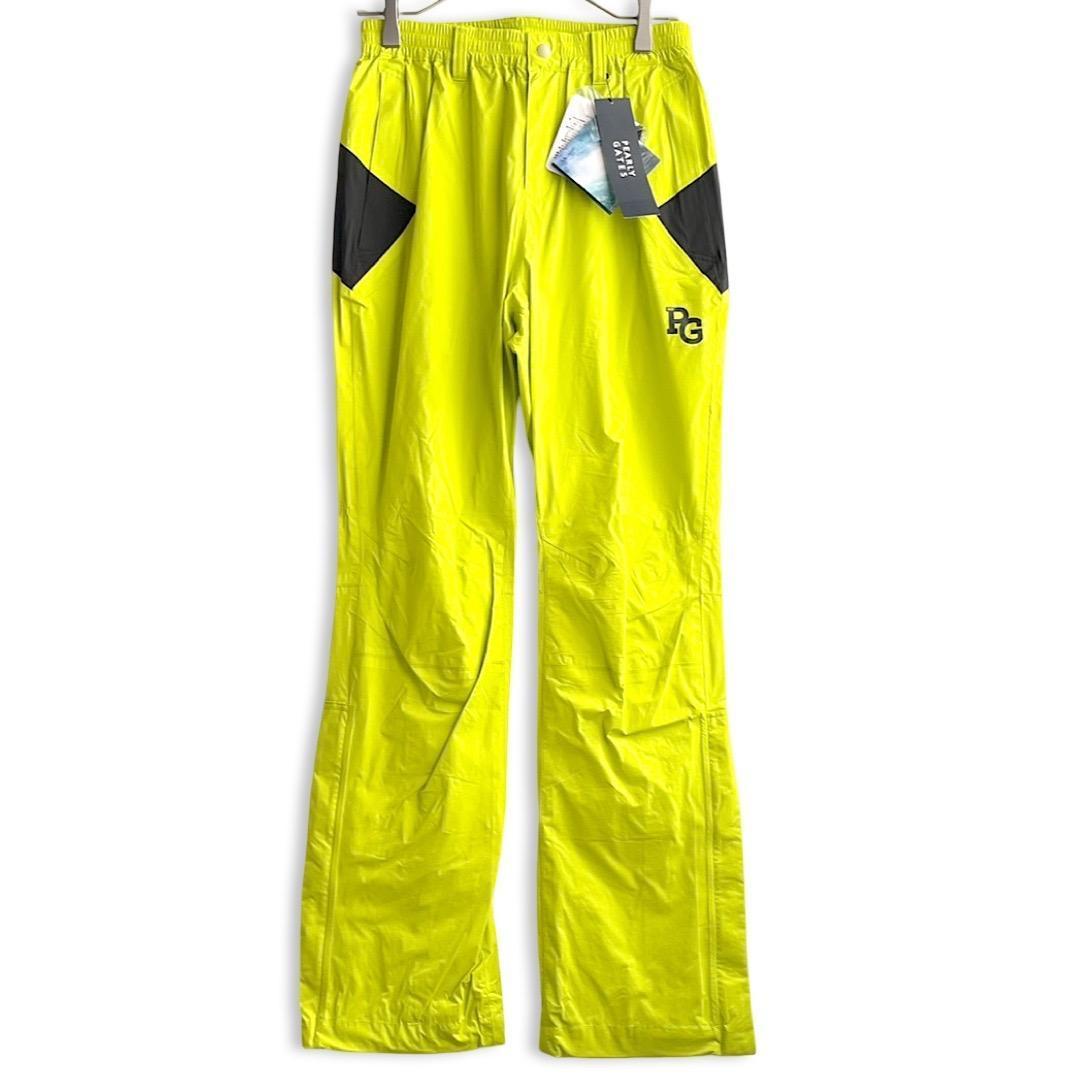 694 パーリーゲイツ 定価61,600円ビックロゴ レインウェア ライム1 M