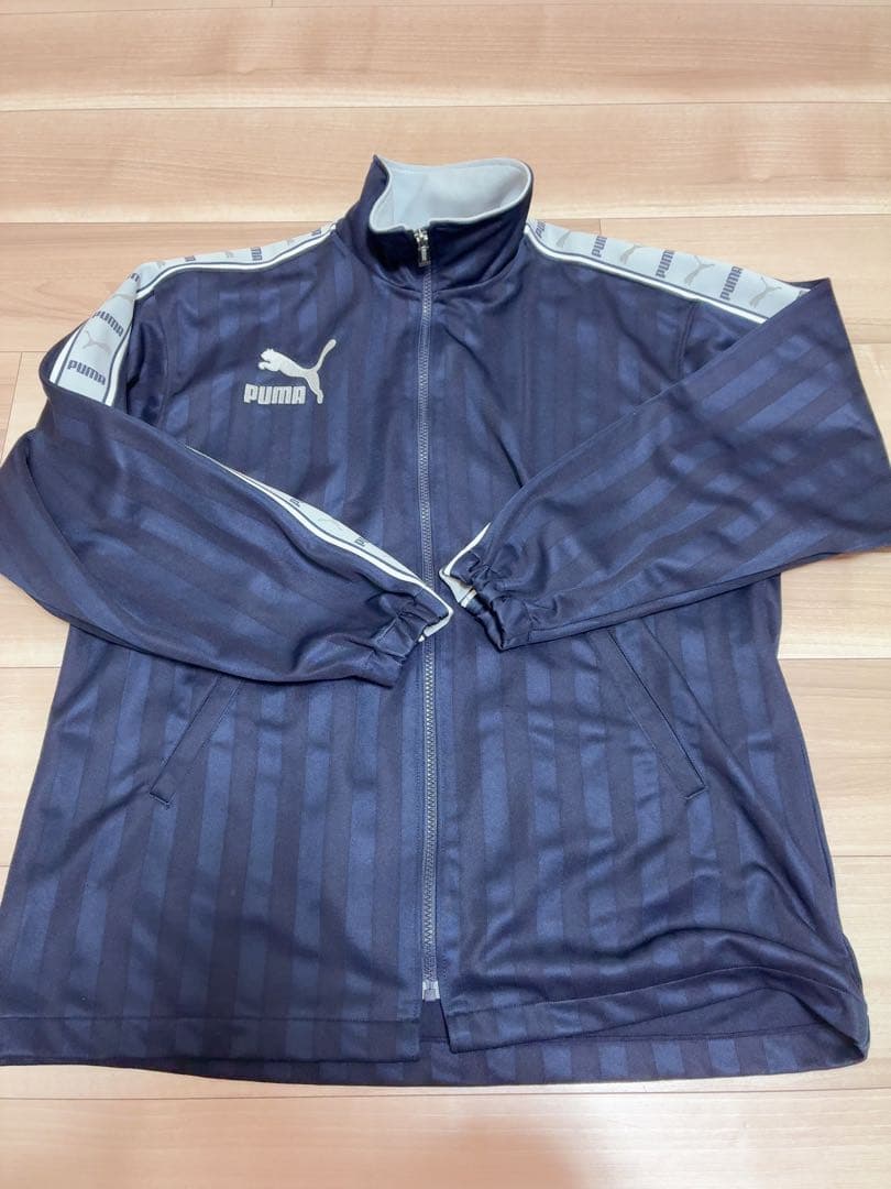 【廃盤モデル】PUMA ジャージ上下セット ネイビー S〜M ビッグロゴ