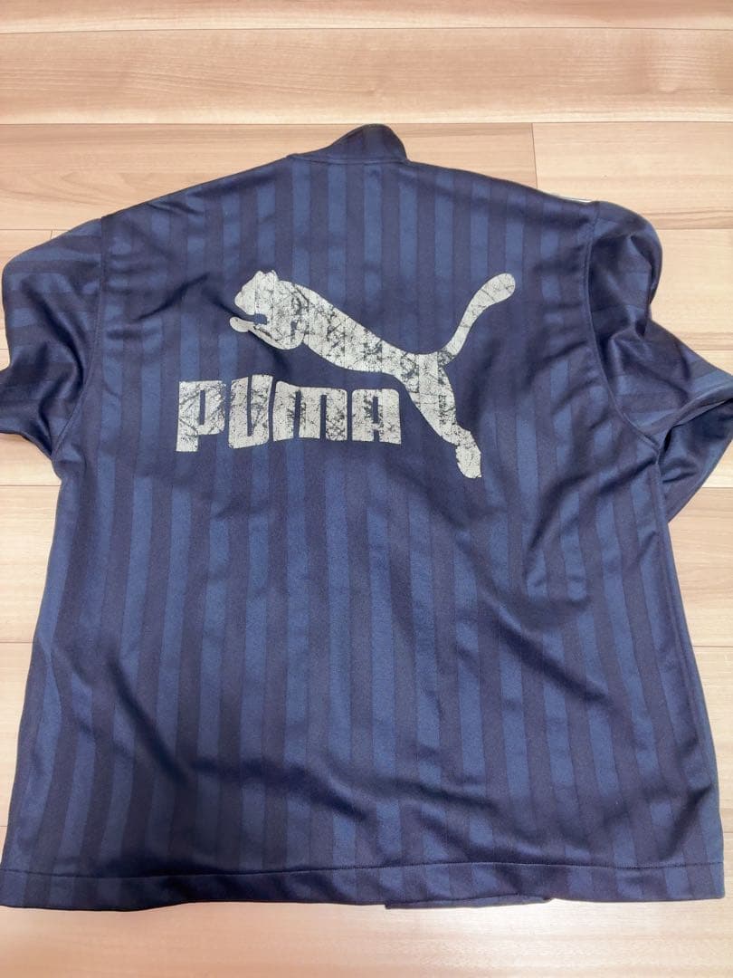 【廃盤モデル】PUMA ジャージ上下セット ネイビー S〜M ビッグロゴ